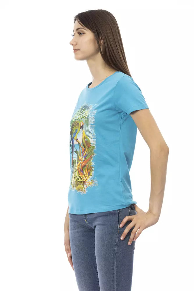 Trussardi Action Blue T-Shirt for Women alternate view