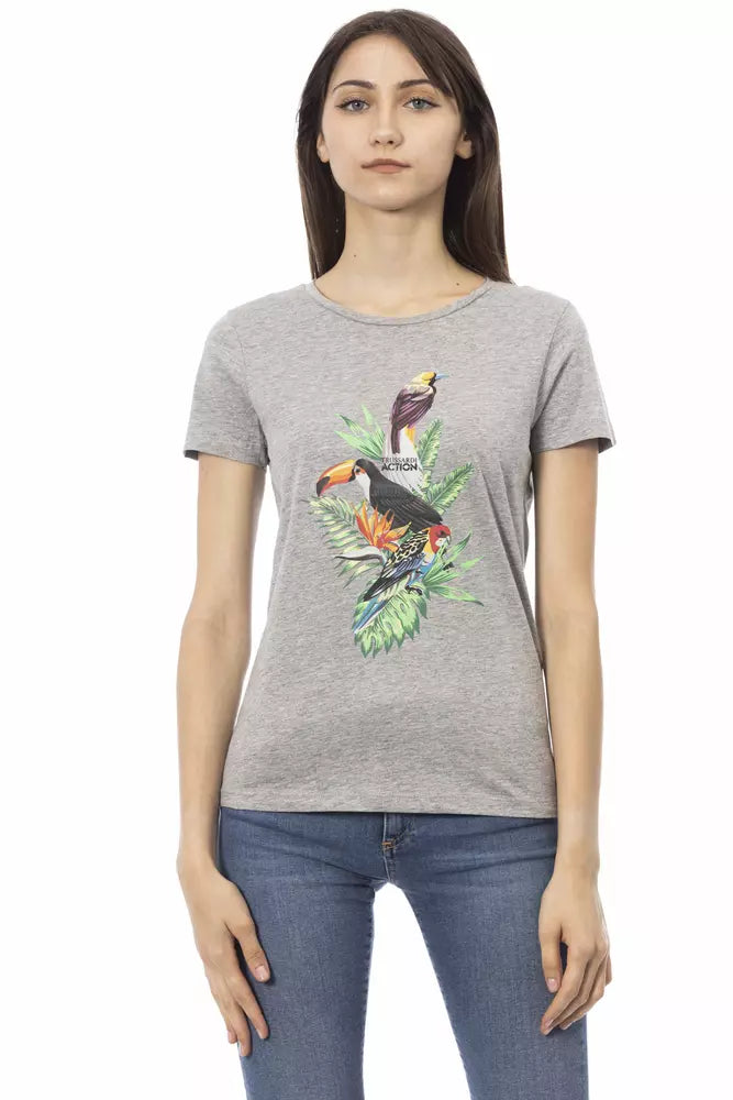Trussardi Action Grey T-Shirt for Women