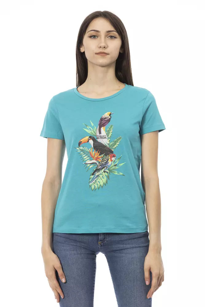 Trussardi Action Blue T-Shirt for Women