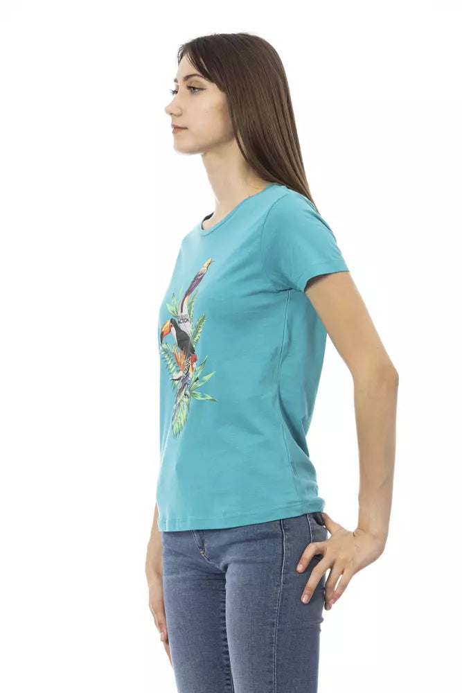 Trussardi Action Blue T-Shirt for Women alternate view