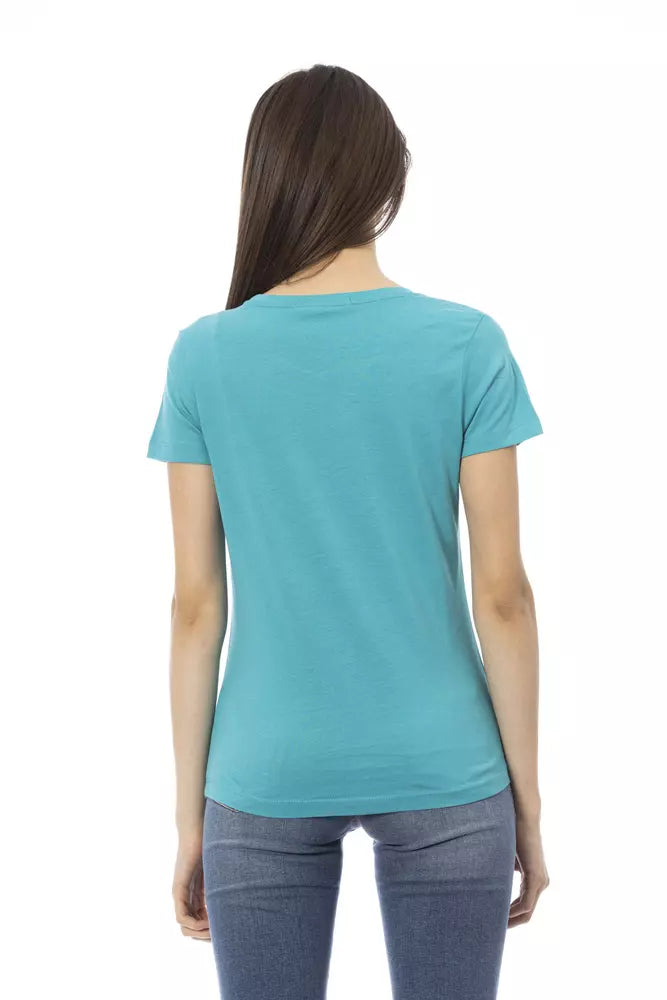 Trussardi Action Blue T-Shirt for Women detail view