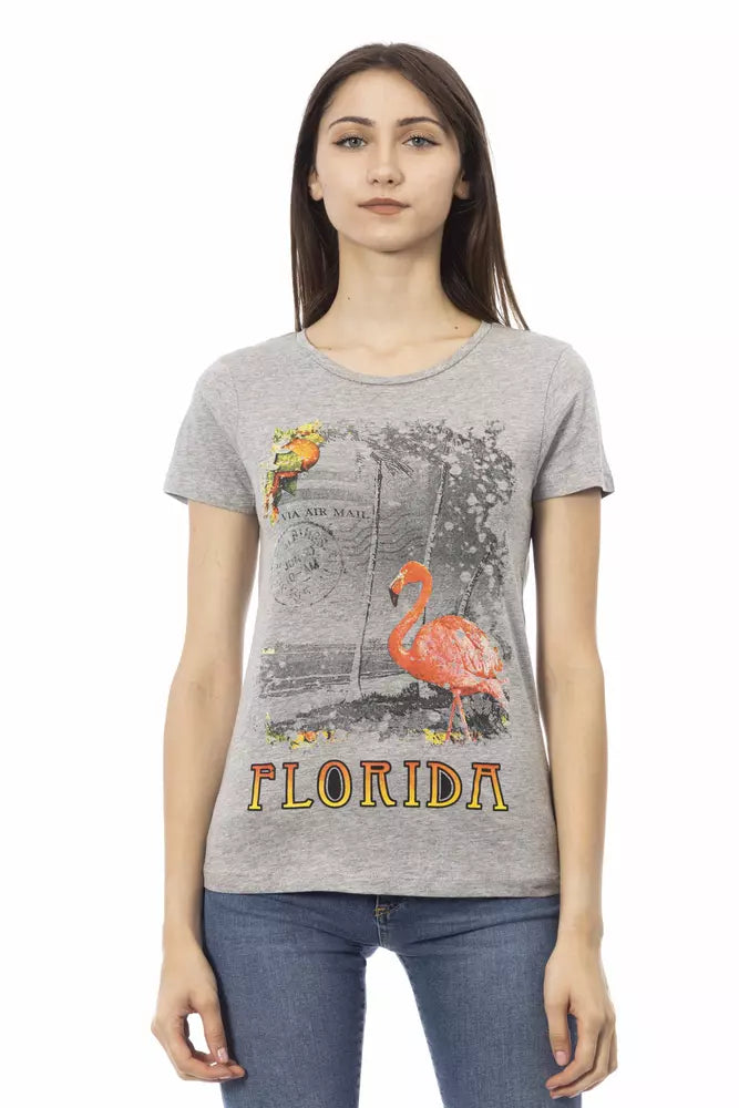 Trussardi Action Grey T-Shirt for Women