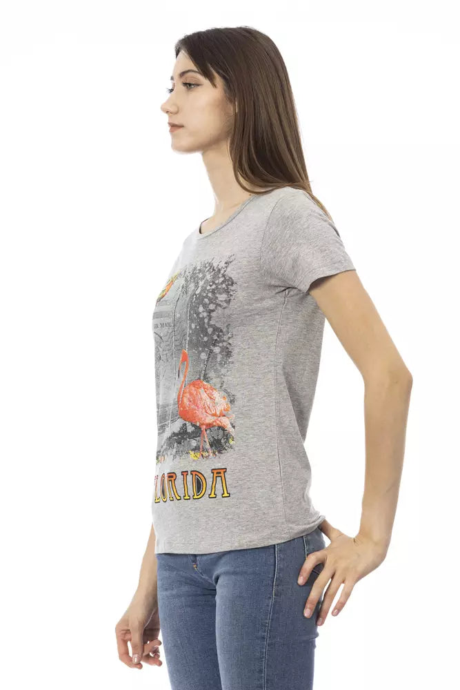 Trussardi Action Grey T-Shirt for Women alternate view