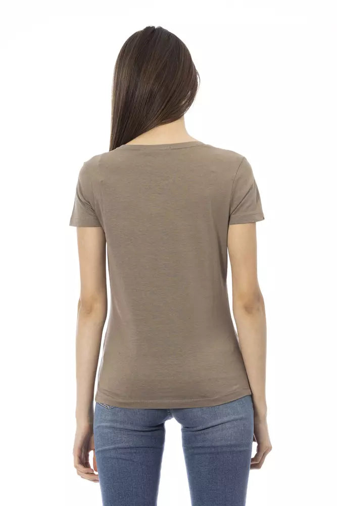 Trussardi Action Brown T-Shirt for Women detail view