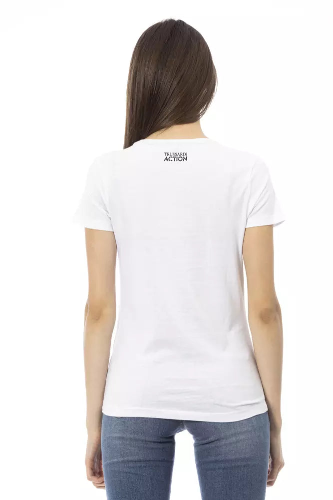 Trussardi Action White T-Shirt for Women detail view