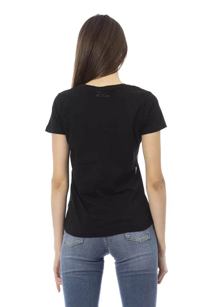 Trussardi Action Black T-Shirt for Women detail view