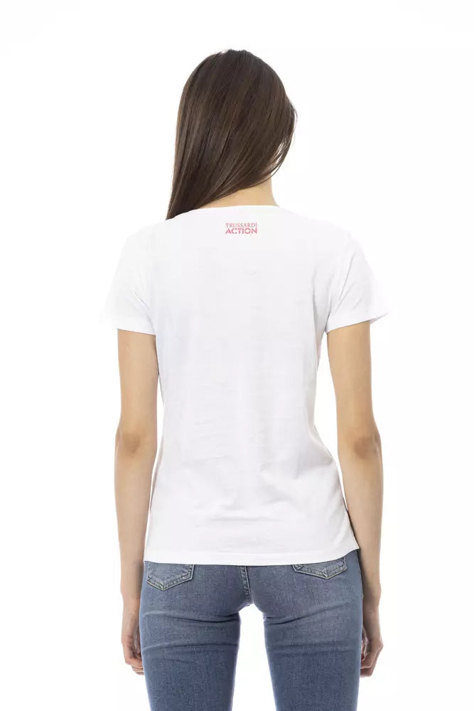 Trussardi Action White T-Shirt for Women detail view