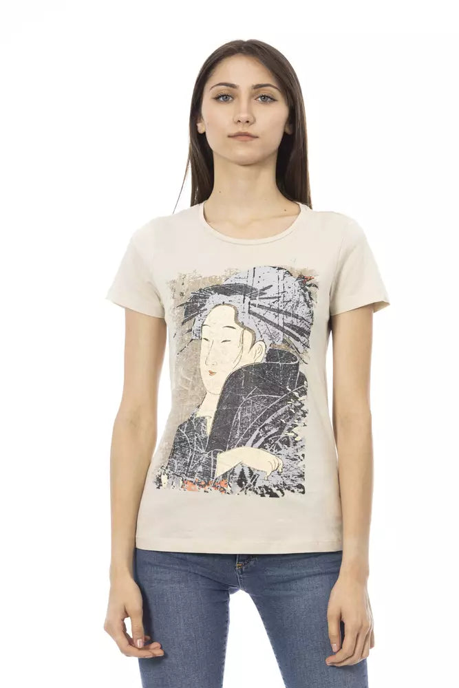 Trussardi Action Beige T-Shirt for Women