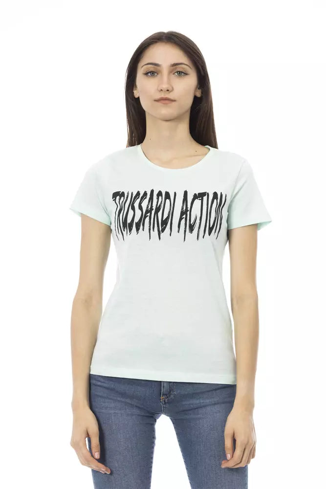Trussardi Action Blue T-Shirt for Women