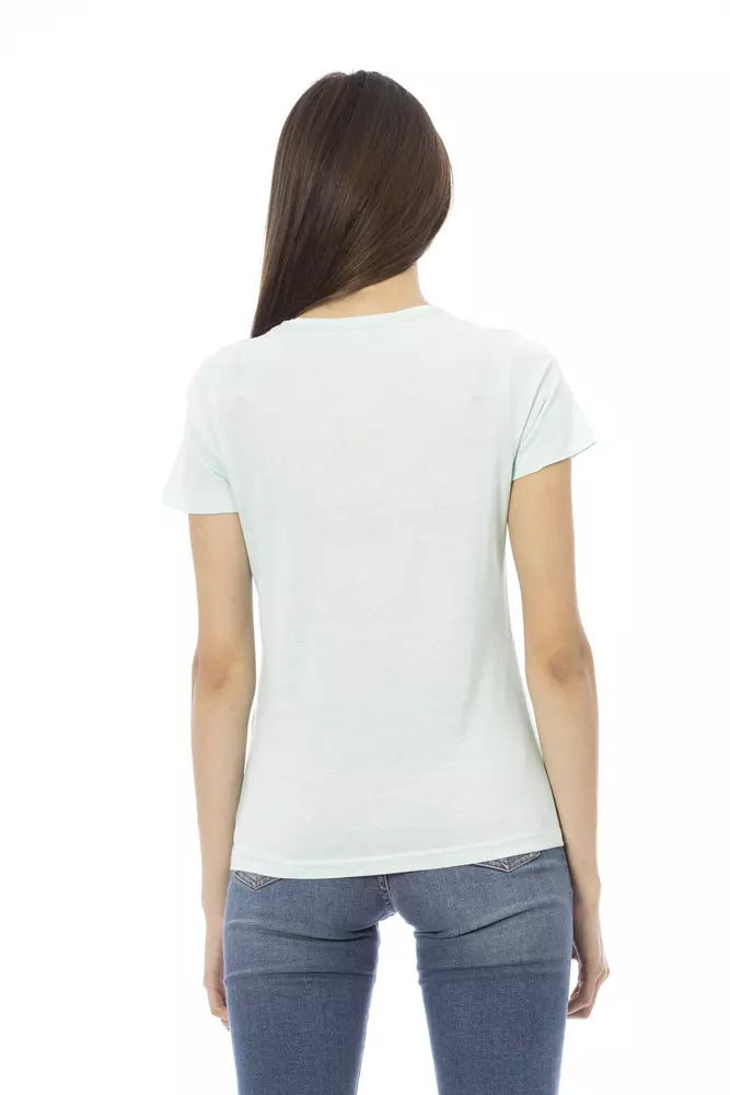 Trussardi Action Blue T-Shirt for Women detail view