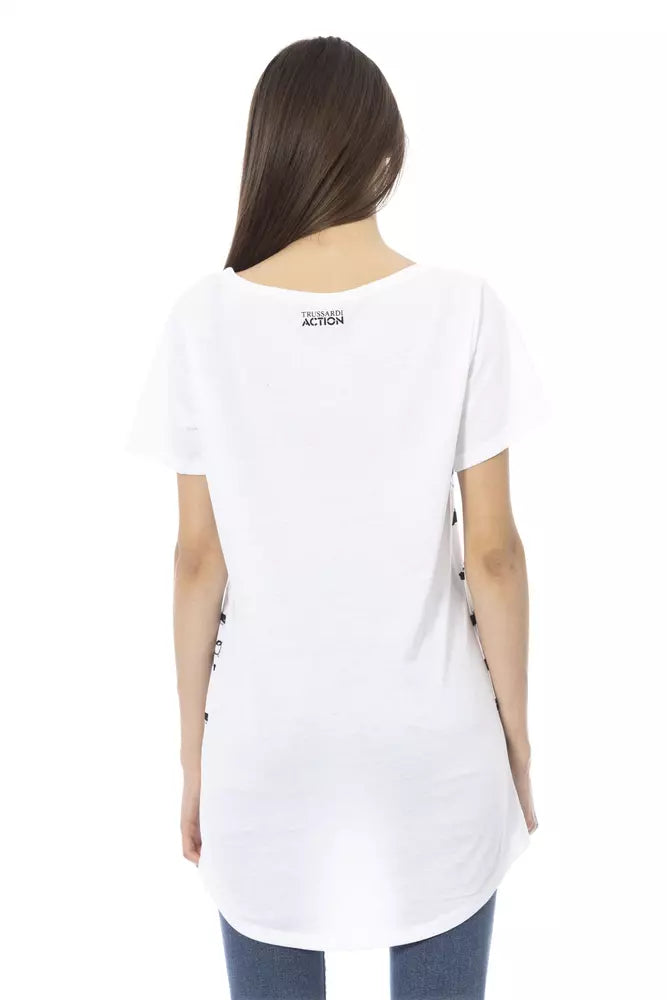 Trussardi Action White T-Shirt for Women detail view
