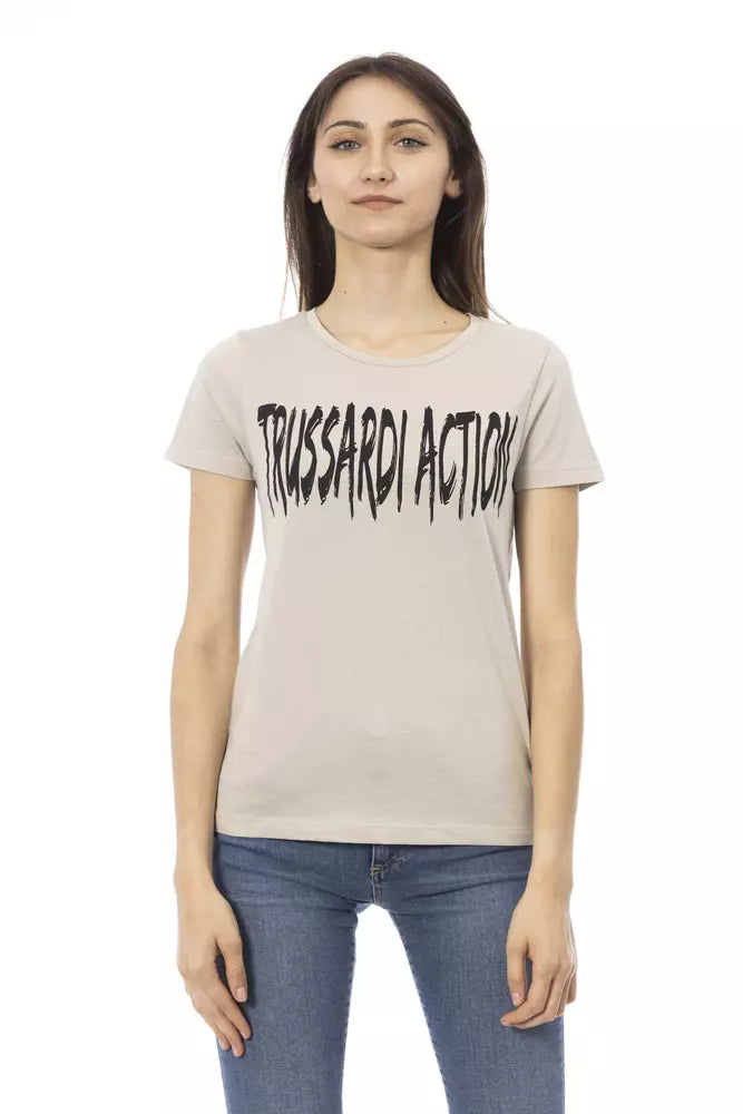 Trussardi Action Beige T-Shirt for Women