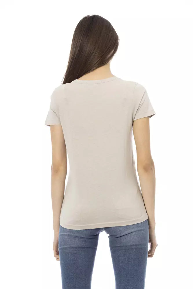 Trussardi Action Beige T-Shirt for Women detail view