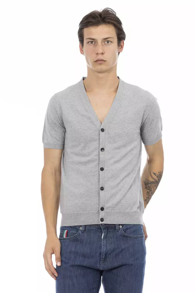 Baldinini Trend Grey Cardigan for Men