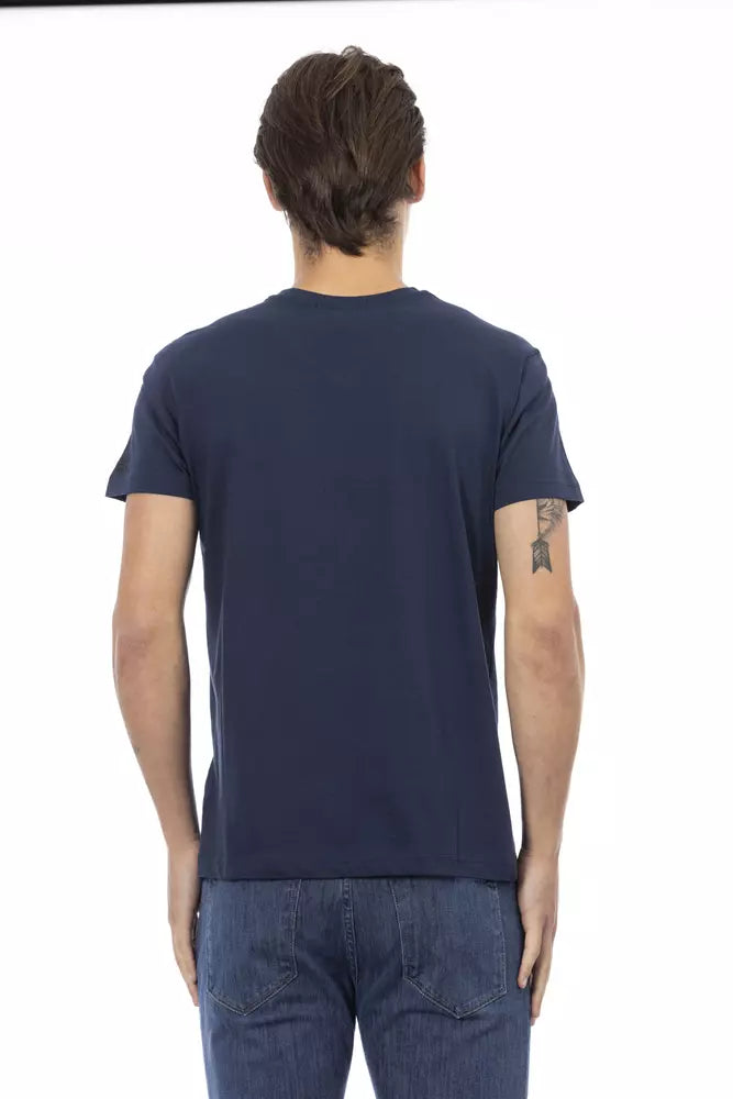 Trussardi Action Blue T-Shirt for Men detail view