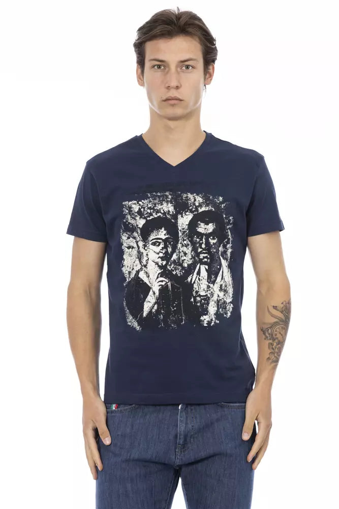 Trussardi Action Blue T-Shirts for Men