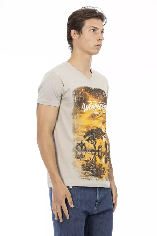 Trussardi Action Beige T-Shirts for Men alternate view
