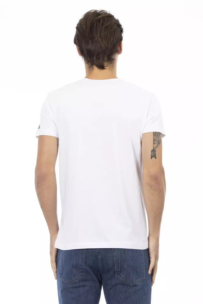 Trussardi Action White T-Shirt for Men detail view