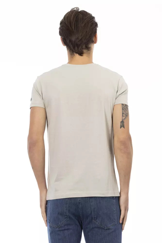 Trussardi Action Beige T-Shirts for Men detail view
