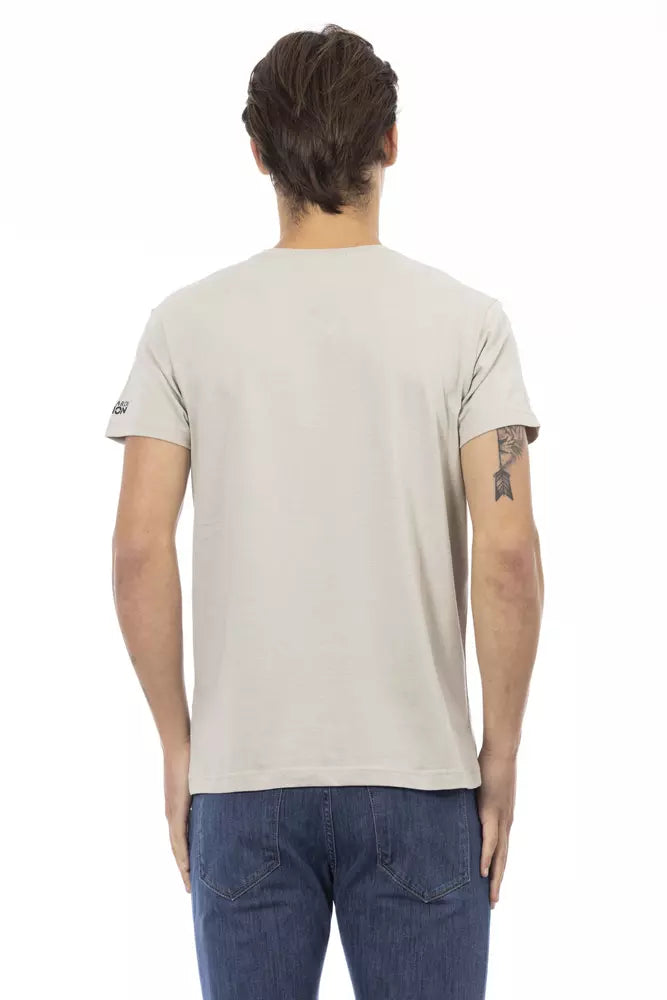 Trussardi Action Beige T-Shirt for Men detail view