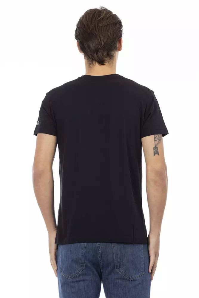 Trussardi Action Black T-Shirt for Men detail view