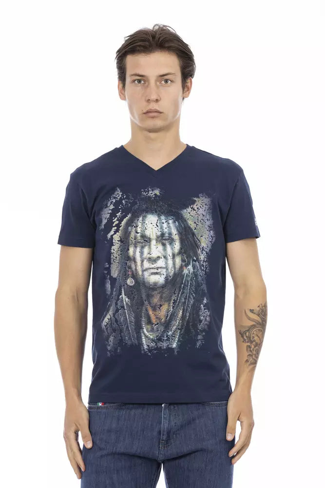Trussardi Action Blue T-Shirt for Men