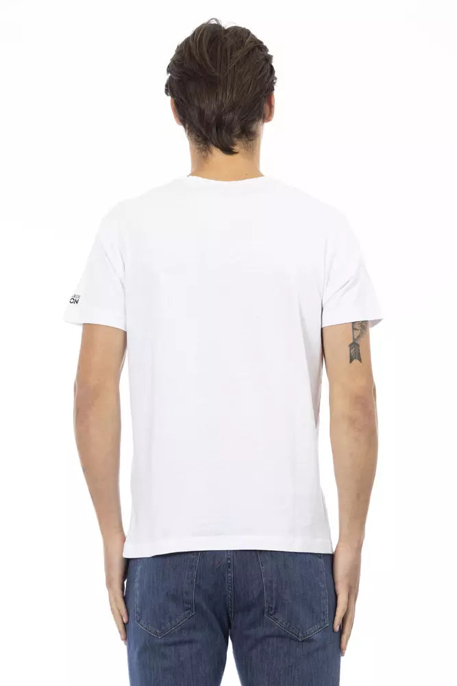 Trussardi Action White T-Shirt for Men detail view