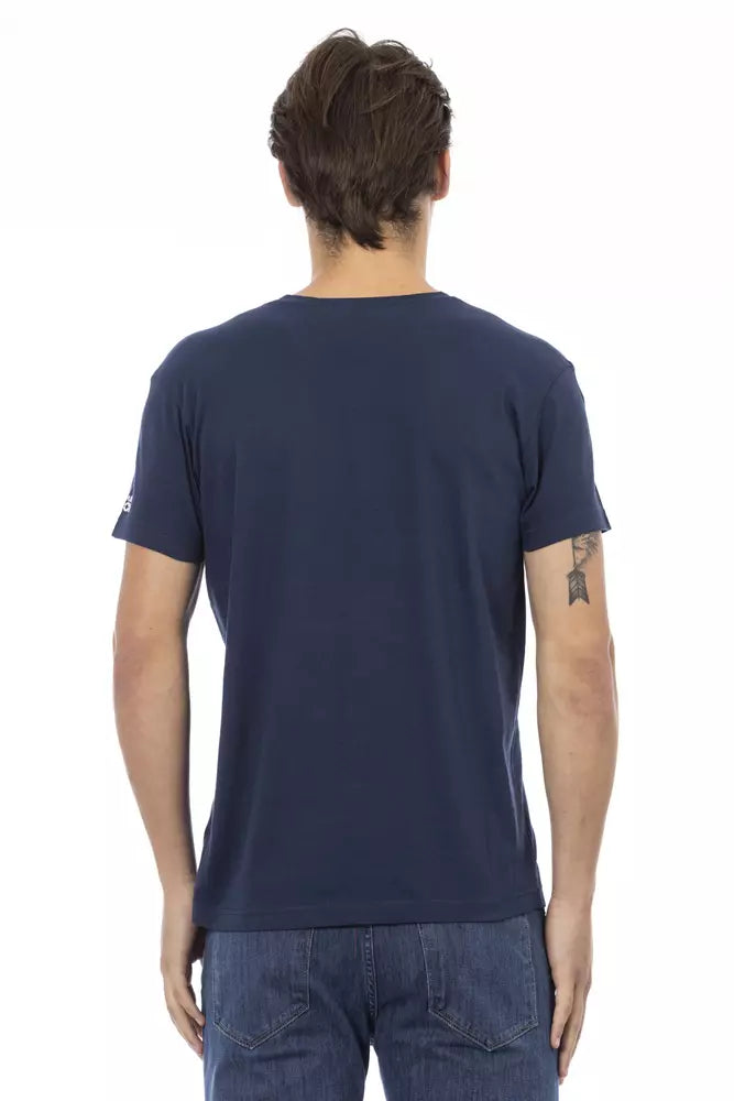 Trussardi Action Blue T-Shirt for Men detail view