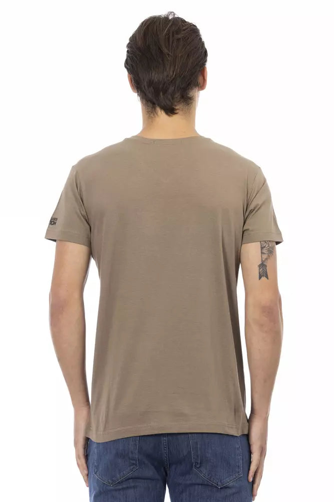 Trussardi Action Brown T-Shirt for Men detail view
