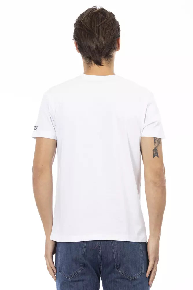 Trussardi Action White T-Shirt for Men detail view