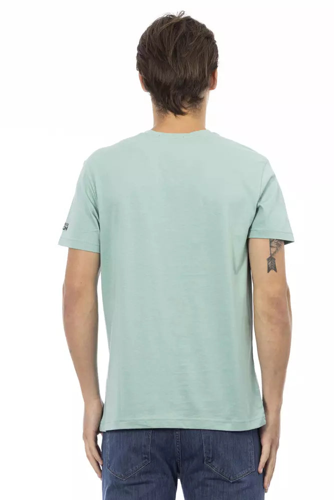 Trussardi Action Green T-Shirt for Men detail view