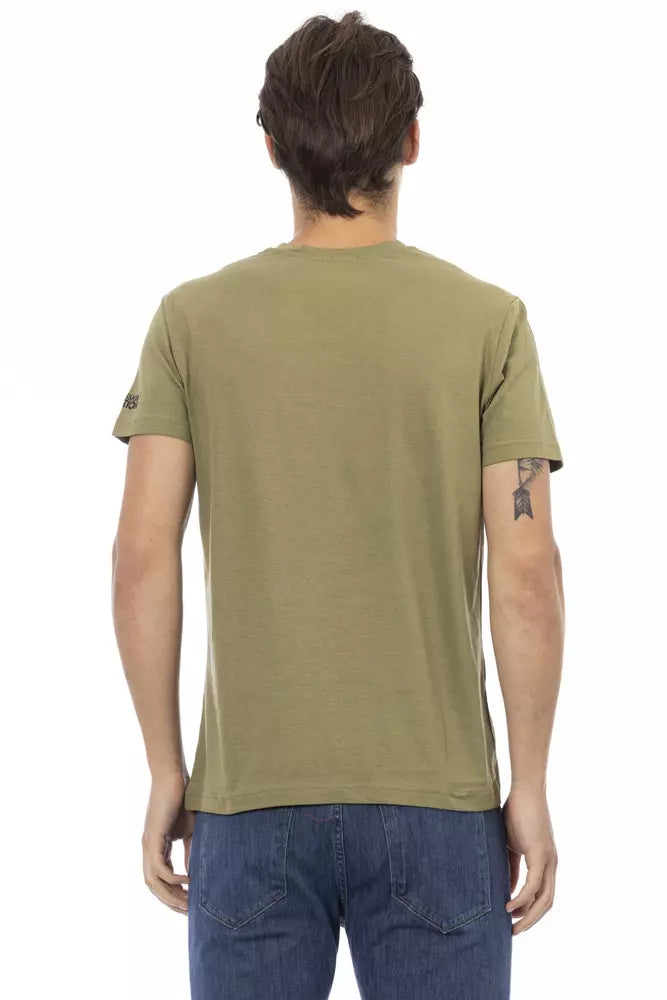 Trussardi Action Green T-Shirt for Men detail view