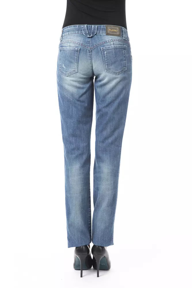 BYBLOS Blue Relaxed Fit Jeans for Women detail view