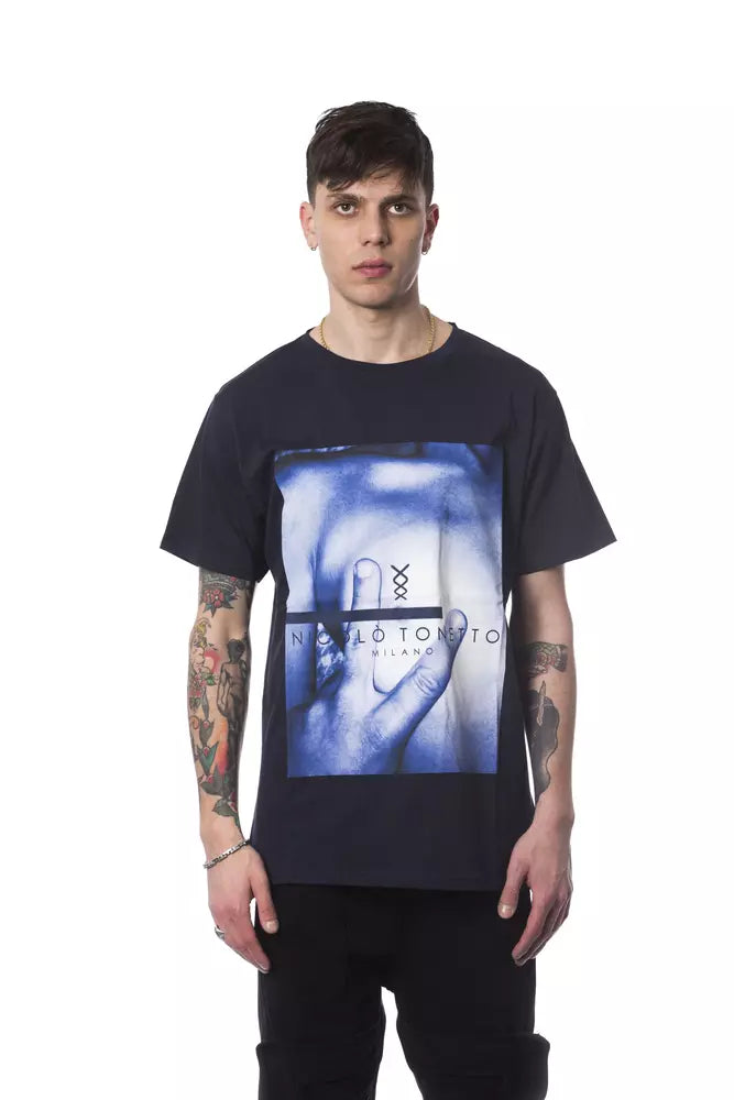 Nicolo Tonetto Blue T-Shirt for Men