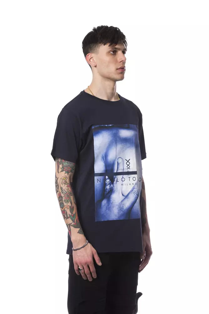 Nicolo Tonetto Blue T-Shirt for Men alternate view