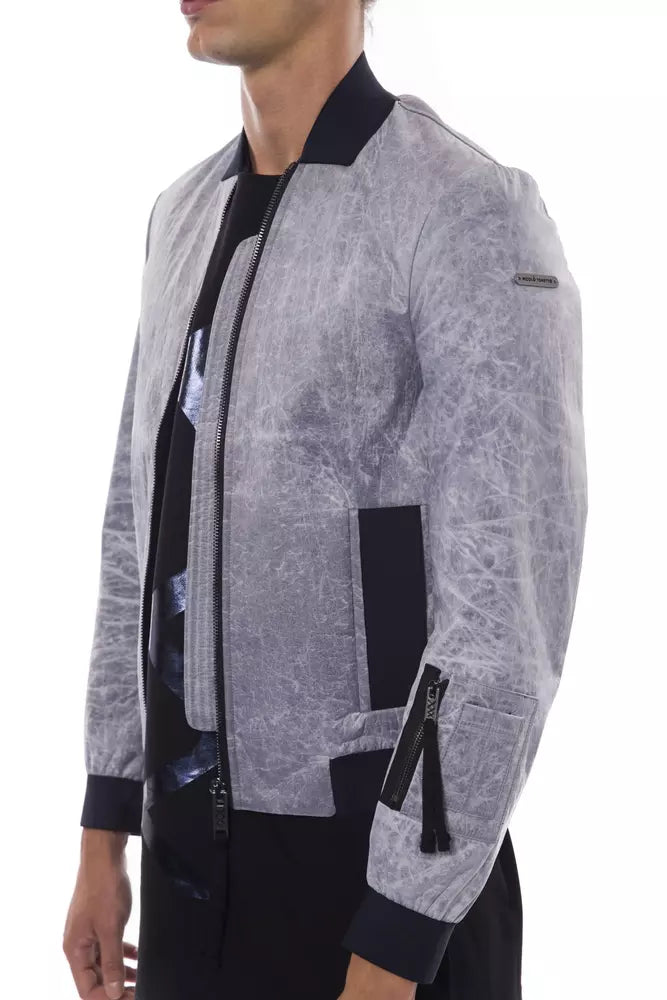 Nicolo Tonetto Grey Bomber for Men detail view