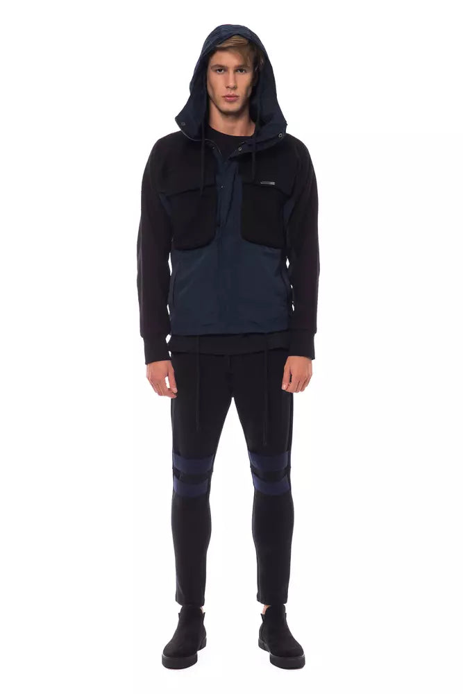 Nicolo Tonetto Black Shell Jacket for Men side view