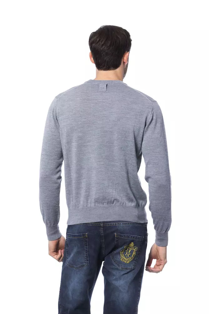Billionaire Italian Couture Grey Sweatshirt for Men detail view