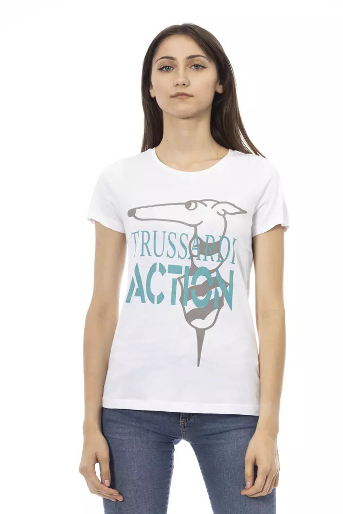 Hauts et T-shirts en coton blanc Trussardi Action