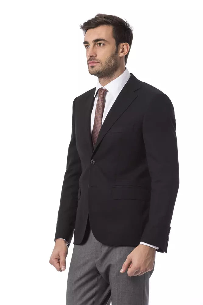 Blazer en laine noire Billionaire Italian Couture pour homme