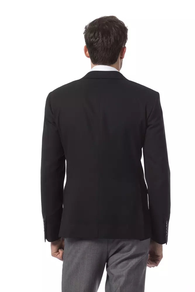 Blazer en laine noire Billionaire Italian Couture pour homme