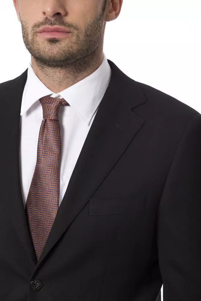 Blazer en laine noire Billionaire Italian Couture pour homme