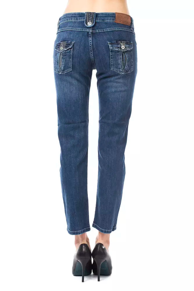 Jean en coton bleu clair Ungaro Fever pour femme