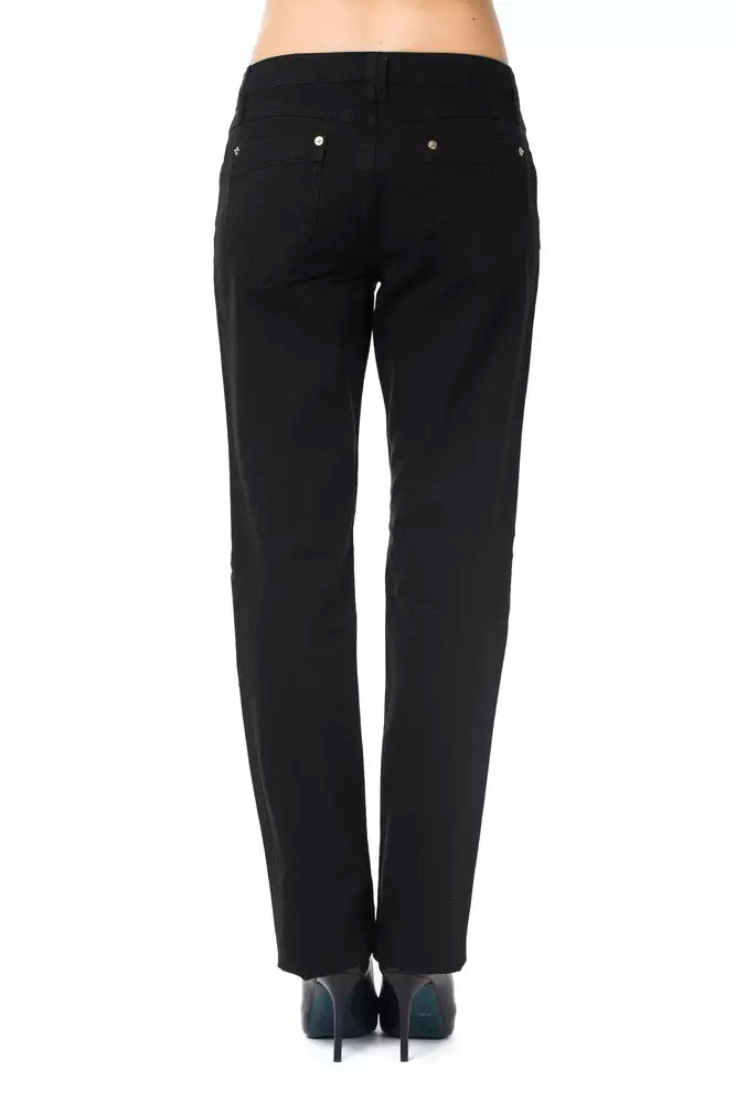 Ungaro Fever Black Casual Pants for Women detail view