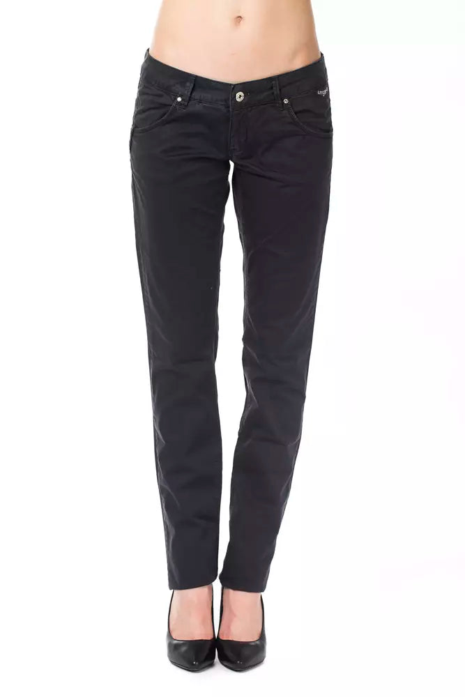 Ungaro Fever Blue Casual Pants for Women