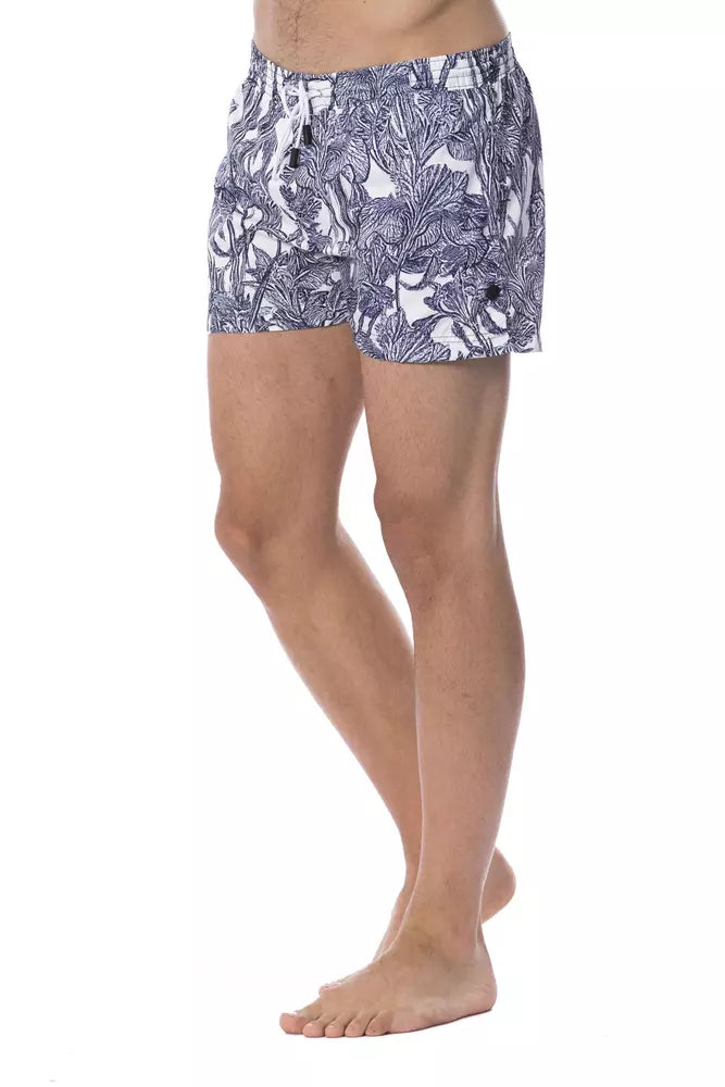 Roberto Cavalli Sport Blue Swim Shorts for Men alternate view