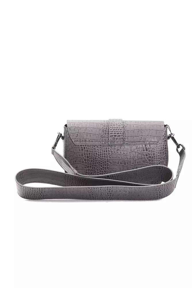 Pompei Donatella Grey Crossbody Bag for Women detail view