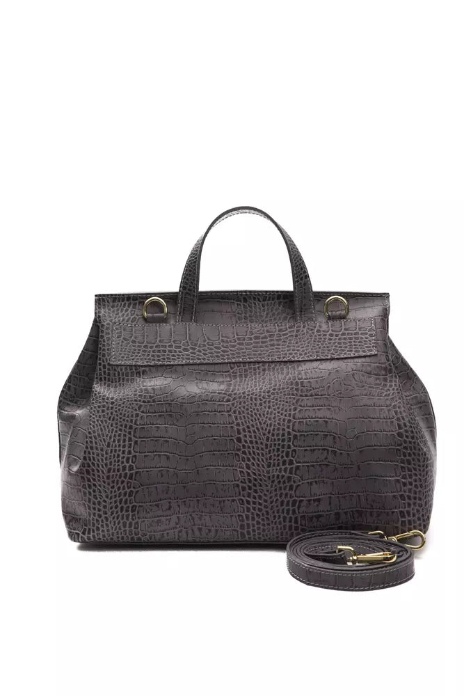 Pompei Donatella Grey Shoulder Bag for Women detail view