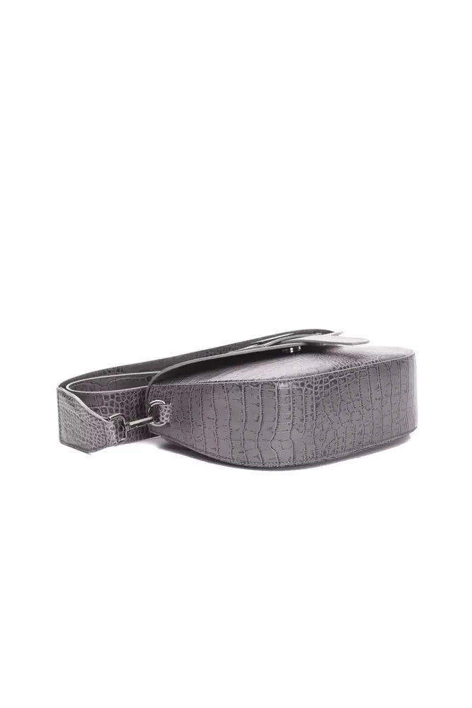 Pompei Donatella Grey Crossbody Bag for Women side view