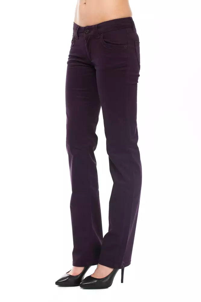 Ungaro Fever Purple Casual Pants for Women alternate view